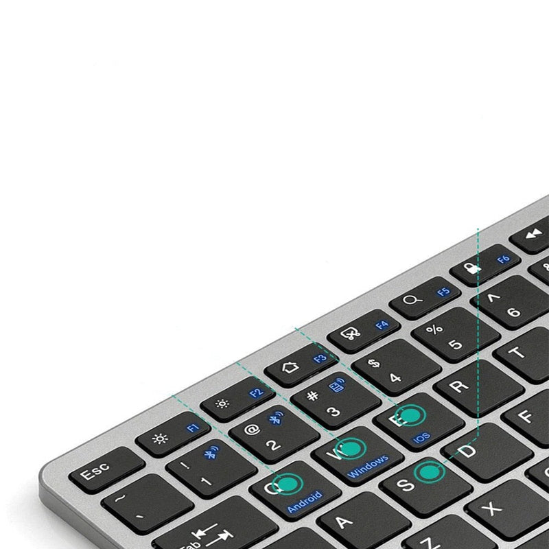 Mini teclado y ratón Bluetooth